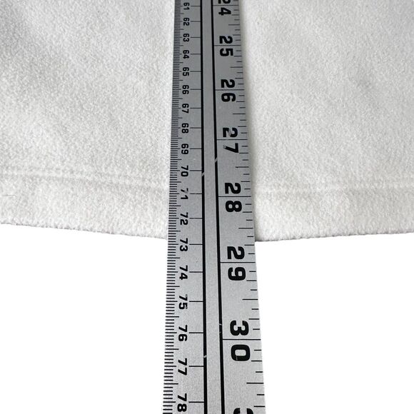 Dudley Stephens Fleece Sweaters Women's Medium White Cobble Hill Turtleneck - Picture 10 of 10